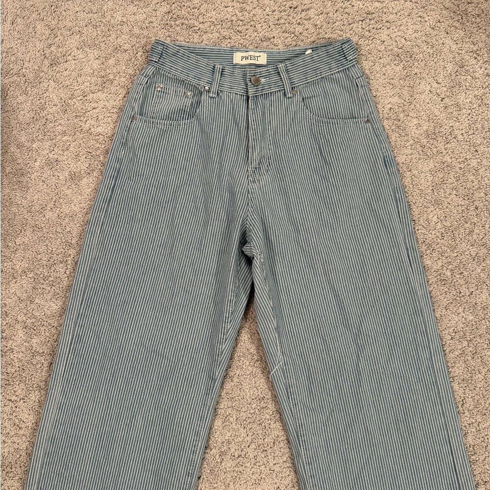 Adjustable Striped Denim - Picture 4 of 6